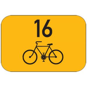 Směrová tabulka pro cyklisty