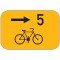 Foto Směrová tabulka pro cyklisty