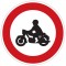 Foto Zákaz vjezdu motocyklů