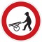Foto Zákaz vjezdu ručních vozíků