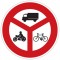 Foto Zákaz vjezdu vyznačených vozidel